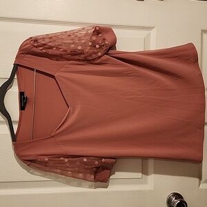 Adele & May Pink Polkadot Top